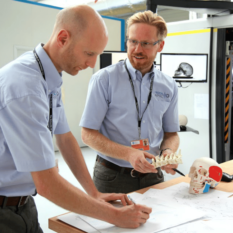 Two manufacturing experts at AMRC